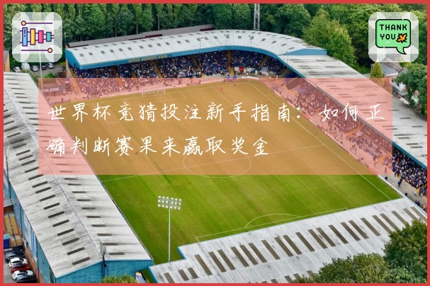 世界杯竞猜投注新手指南：如何正确判断赛果来赢取奖金